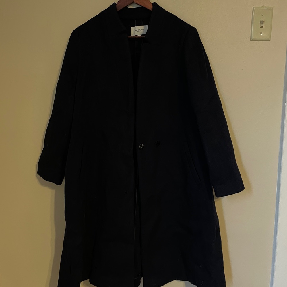 GOOBGS mixed wool trench coat